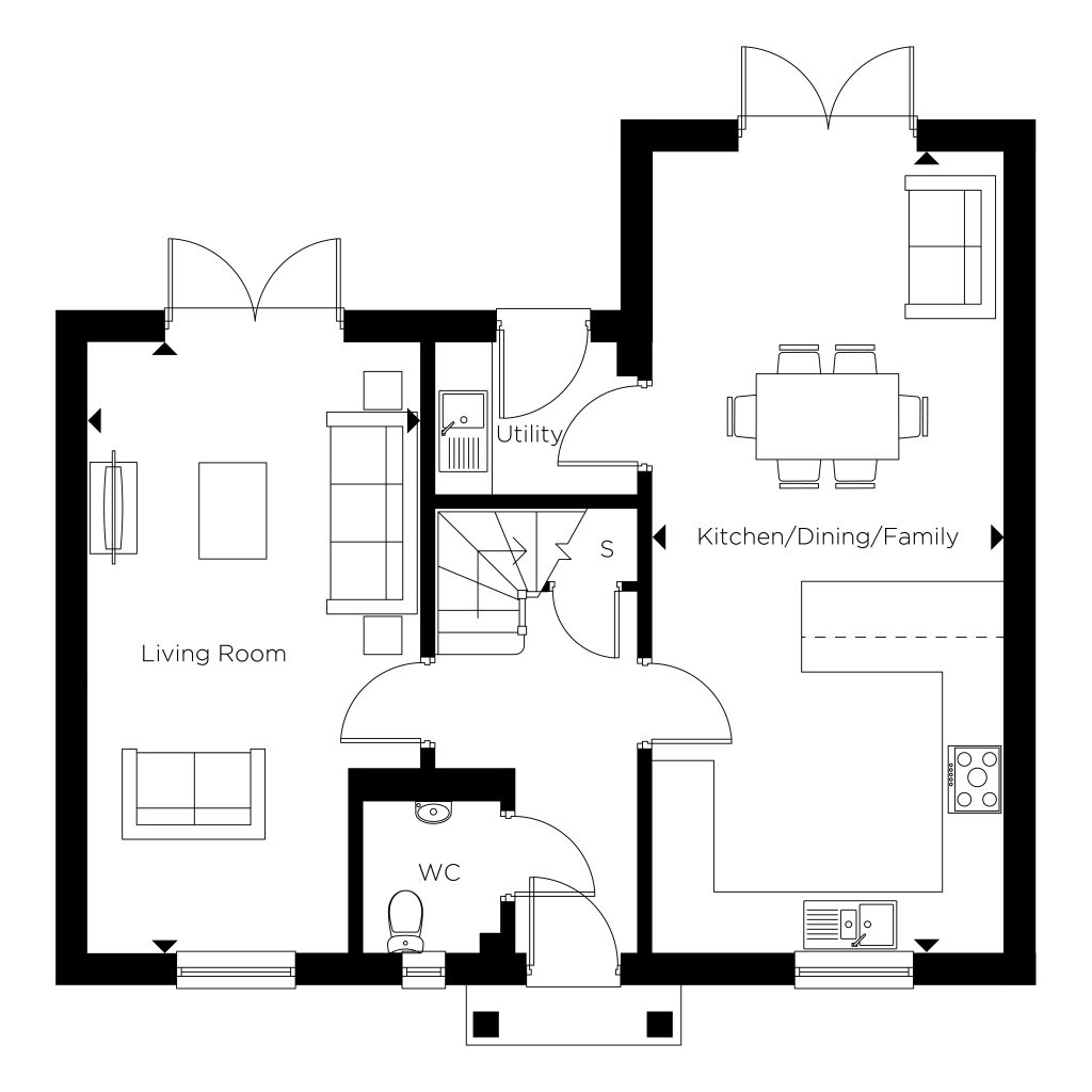 Floorplan for Plot 28 - The Pine