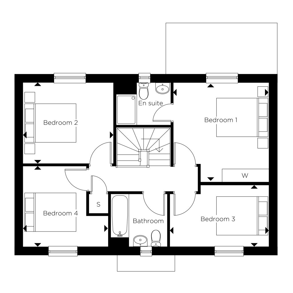 Floorplan for Plot 28 - The Pine