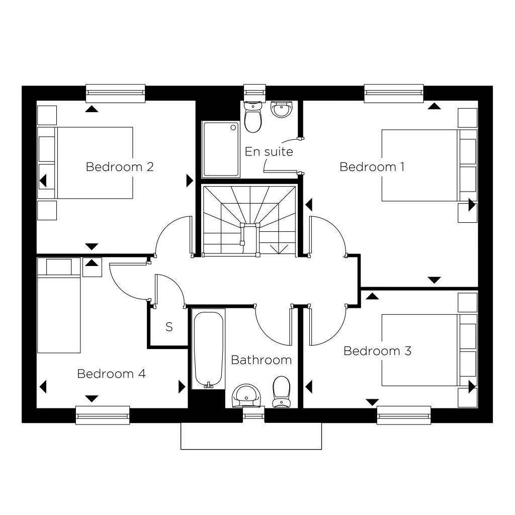 Floorplan for Plot 74 - The Pitsford