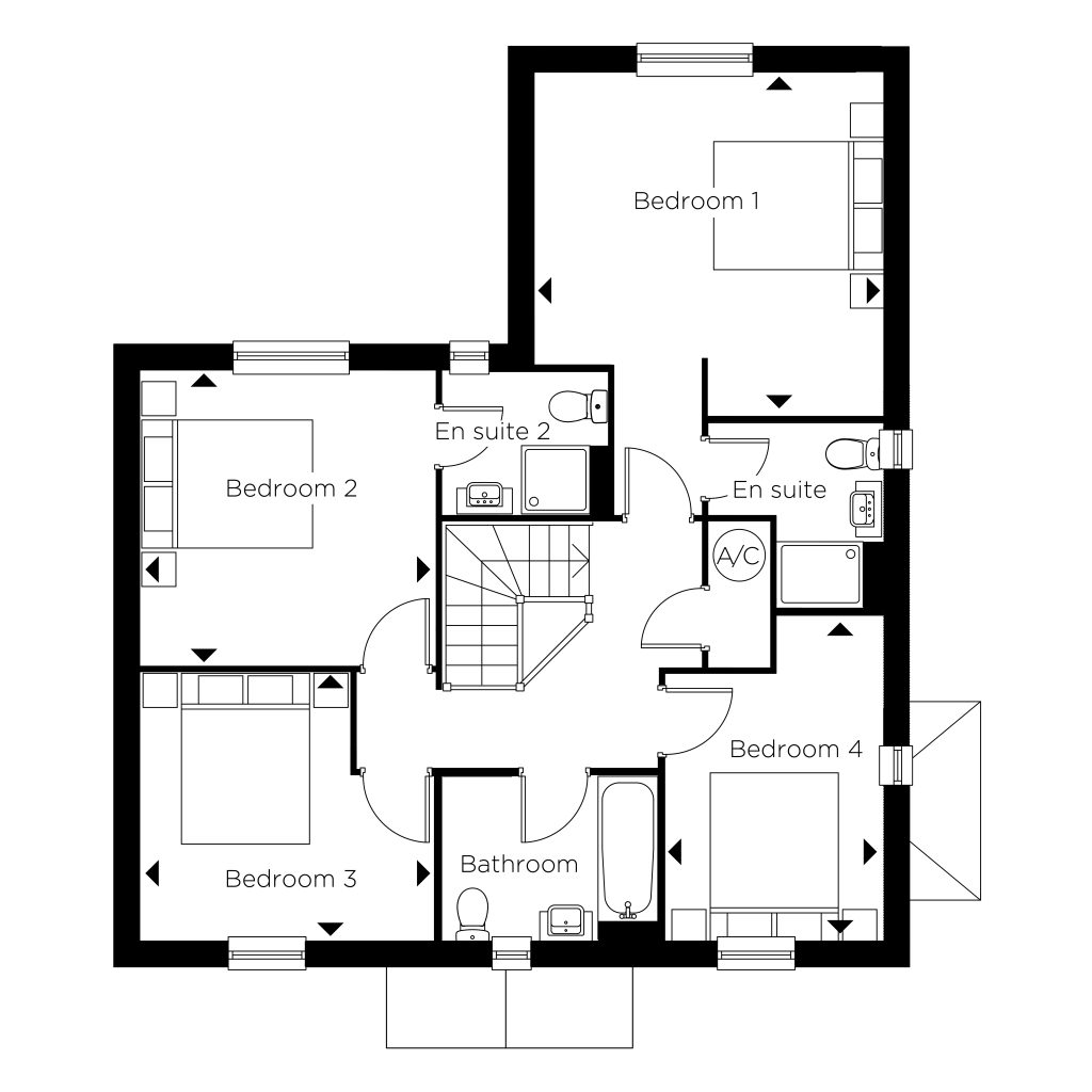 Floorplan for Plot 124 - The Sherbourne