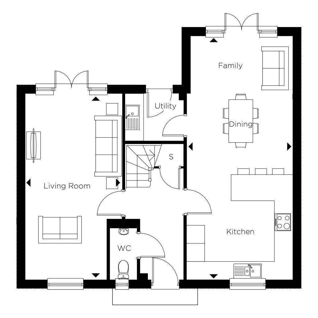 Floorplan for Plot 148 - The Pitsford