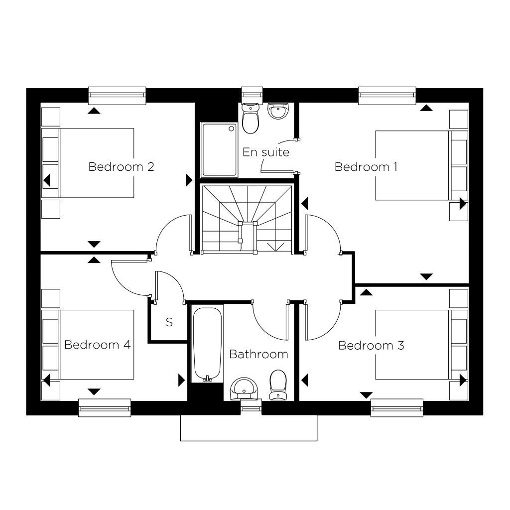 Floorplan for Plot 148 - The Pitsford
