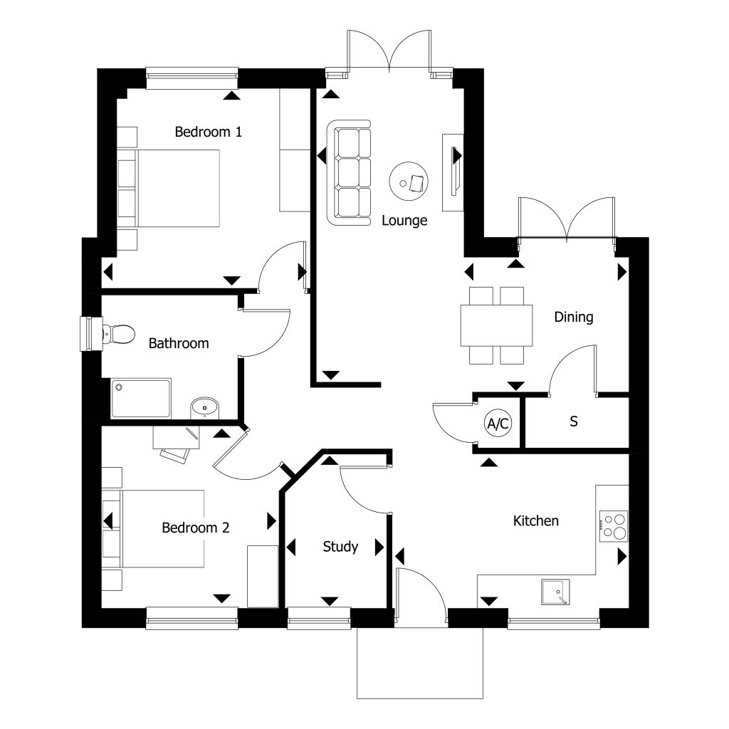 Floorplan for Plot 30 - The Edgcote
