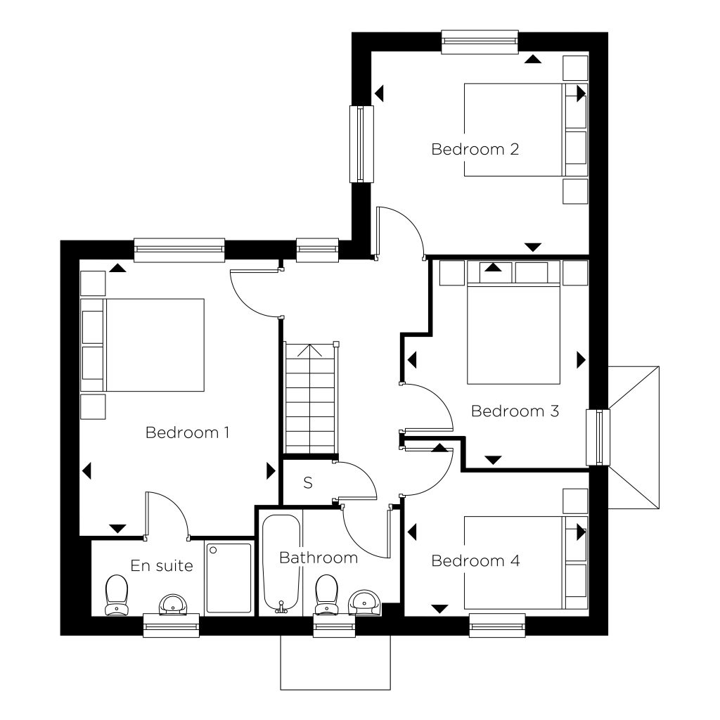 Floorplan for Plot 110 - The Humberstone