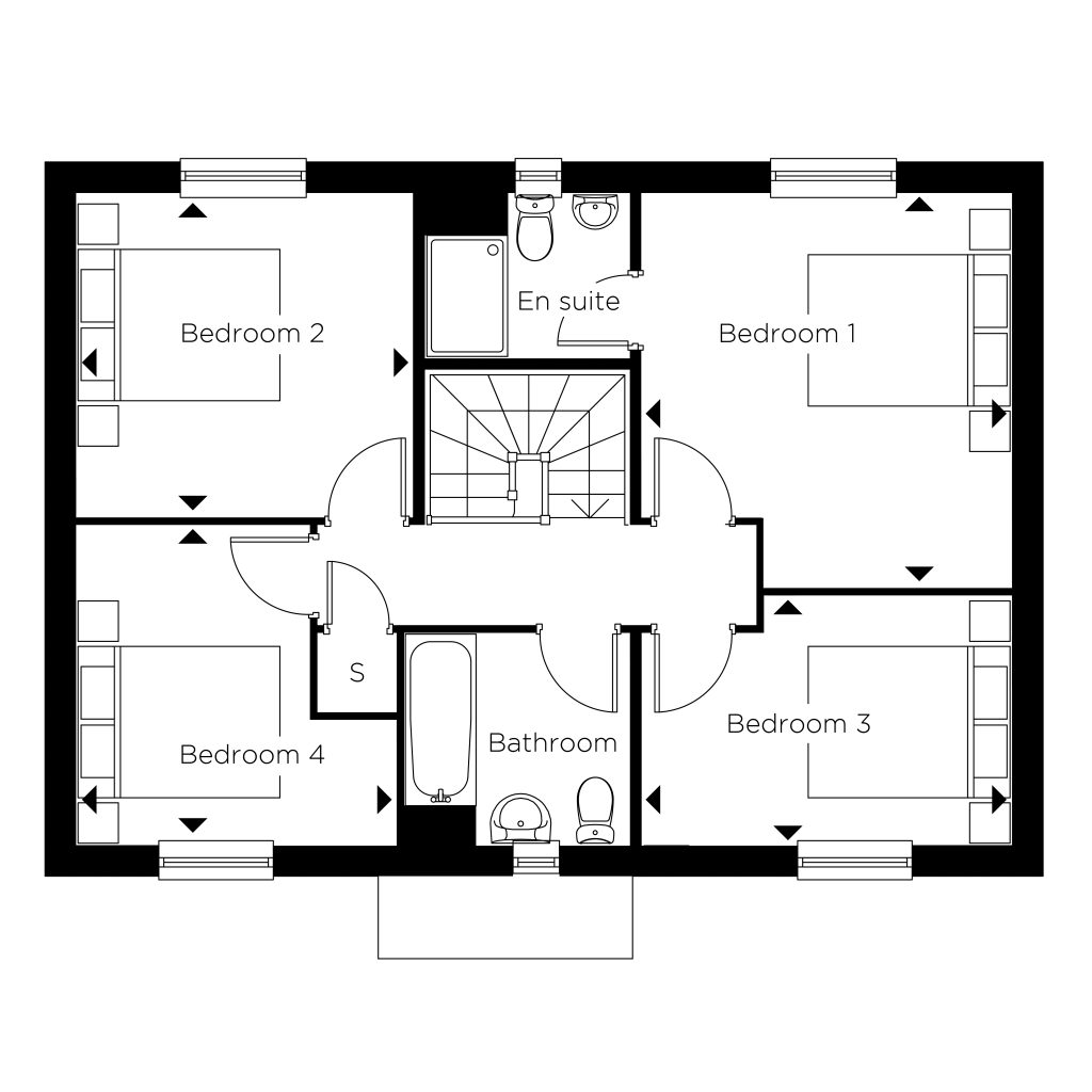 Floorplan for Plot 76 - The Pitsford