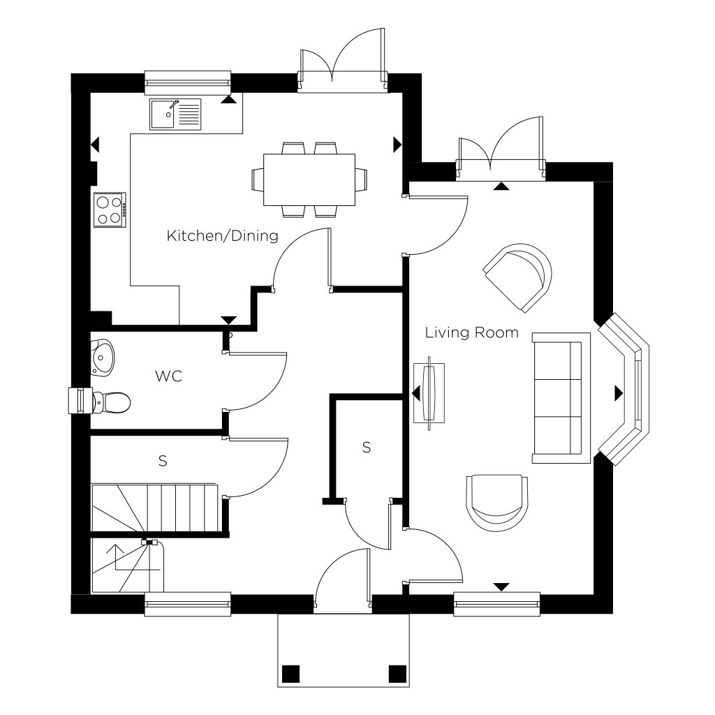 Floorplan for Plot 99 - The Ravensden