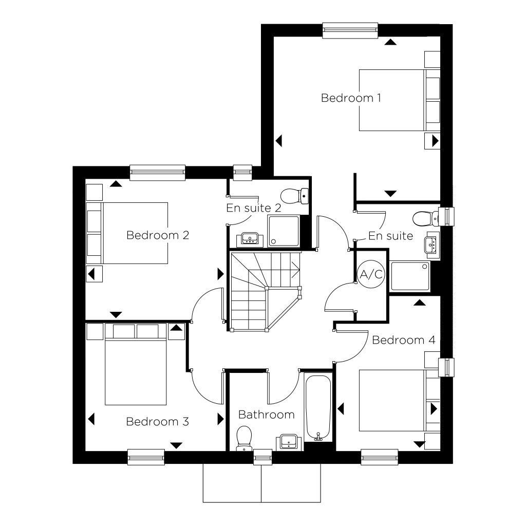 Floorplan for Plot 28 - The Sherbourne