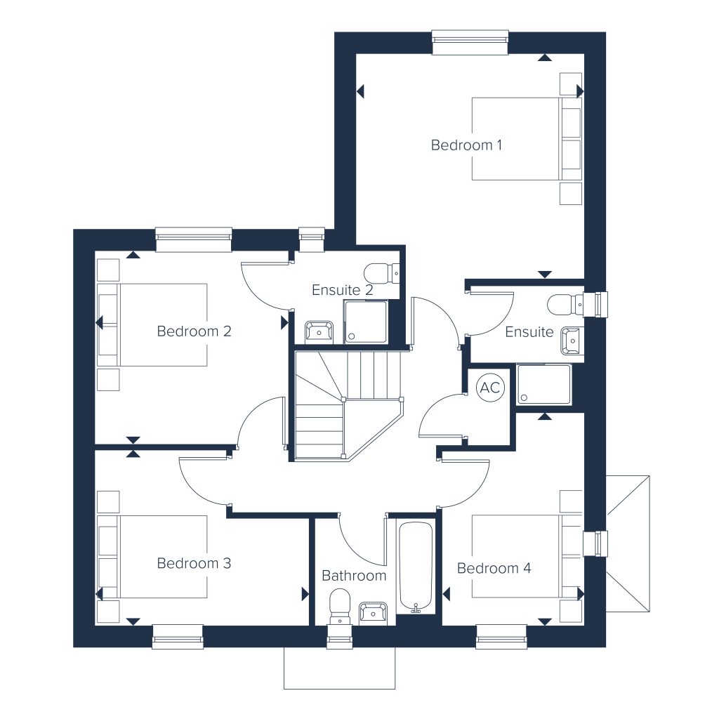 Floorplan for Plot 15 - The Petworth