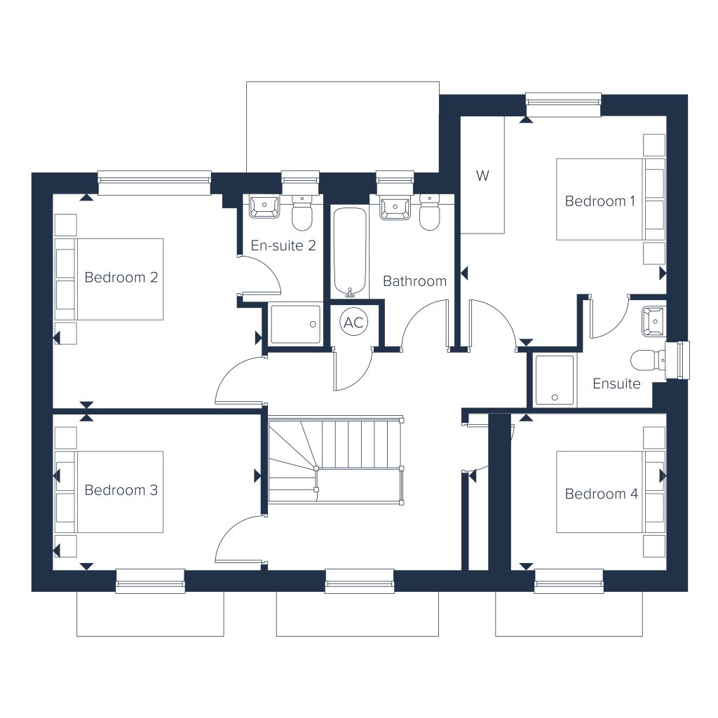 Floorplan for Plot 29 - The Sherringham