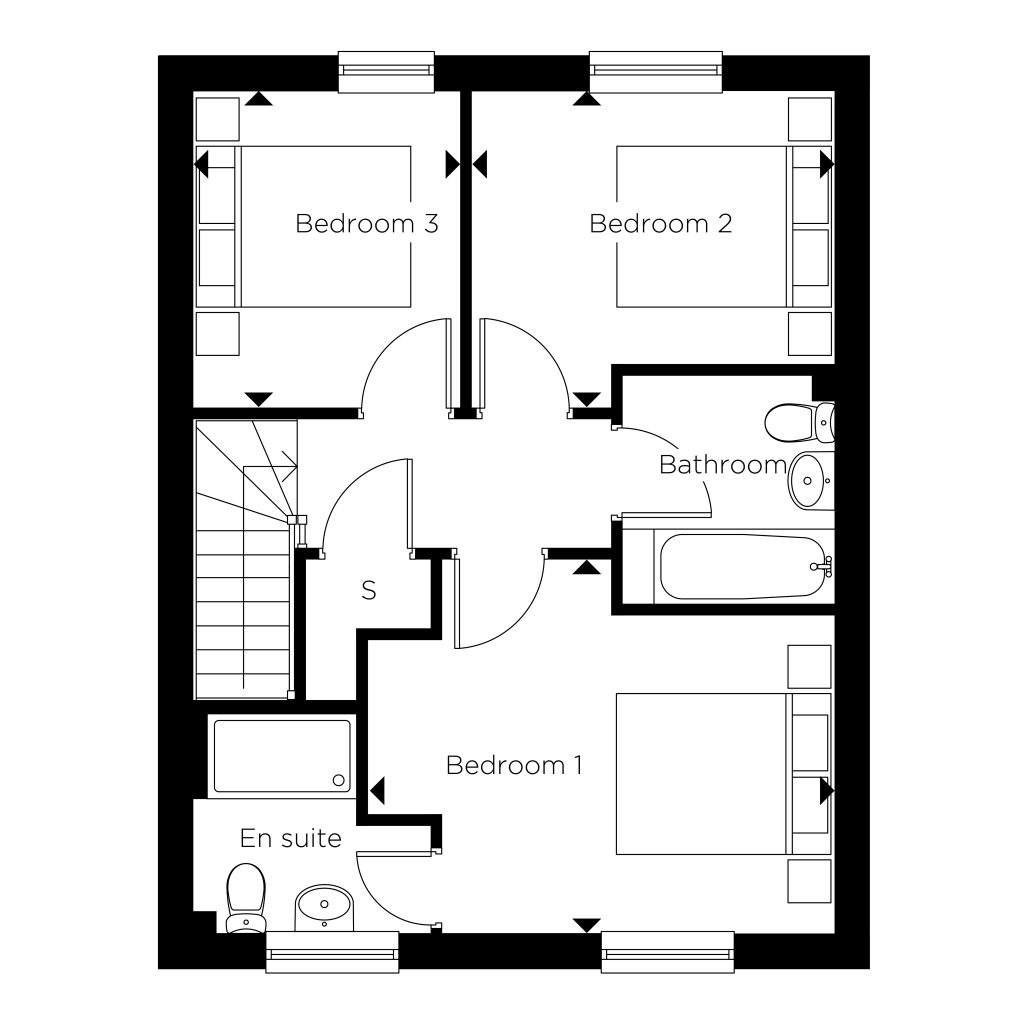 Floorplan for Plot 24 - The Ash
