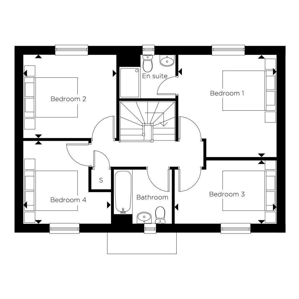 Floorplan for Plot 21 - The Pine
