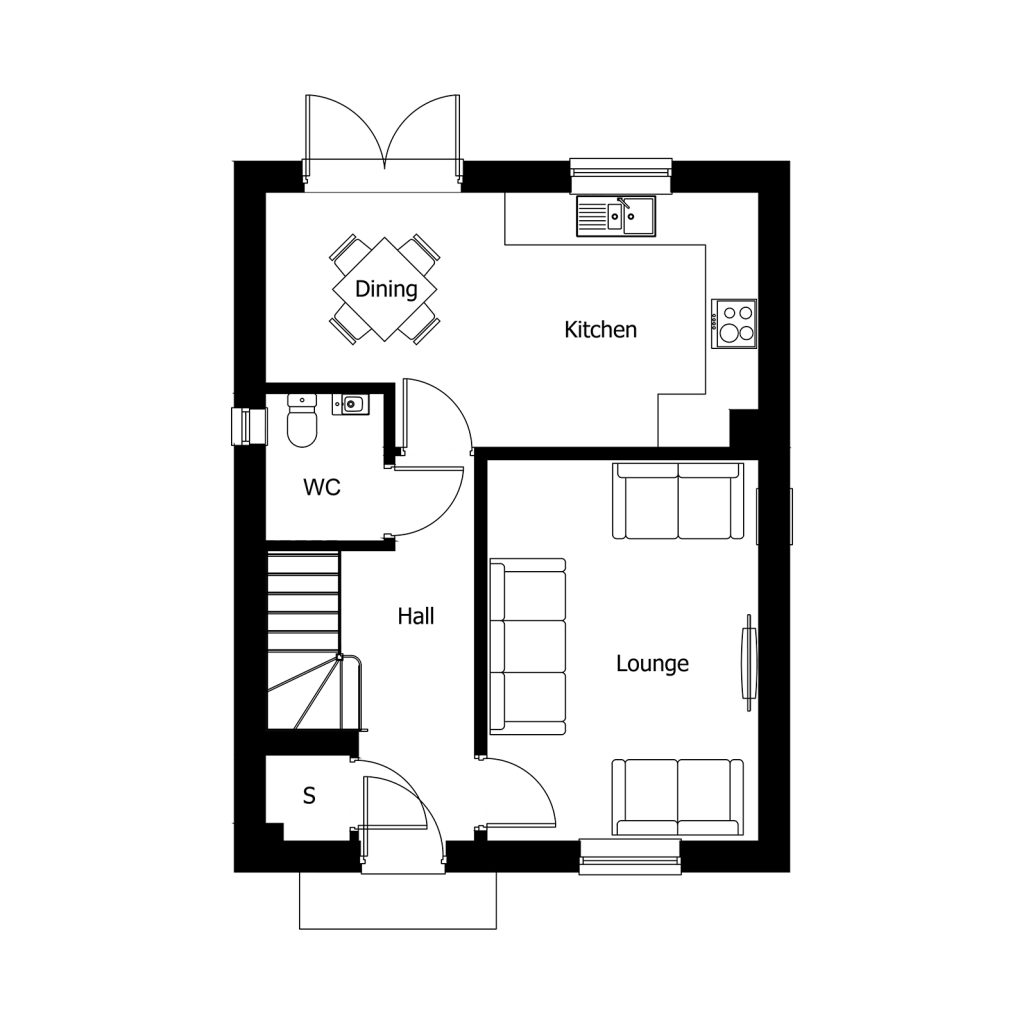 Floorplan for Plot 29 - The Bourne