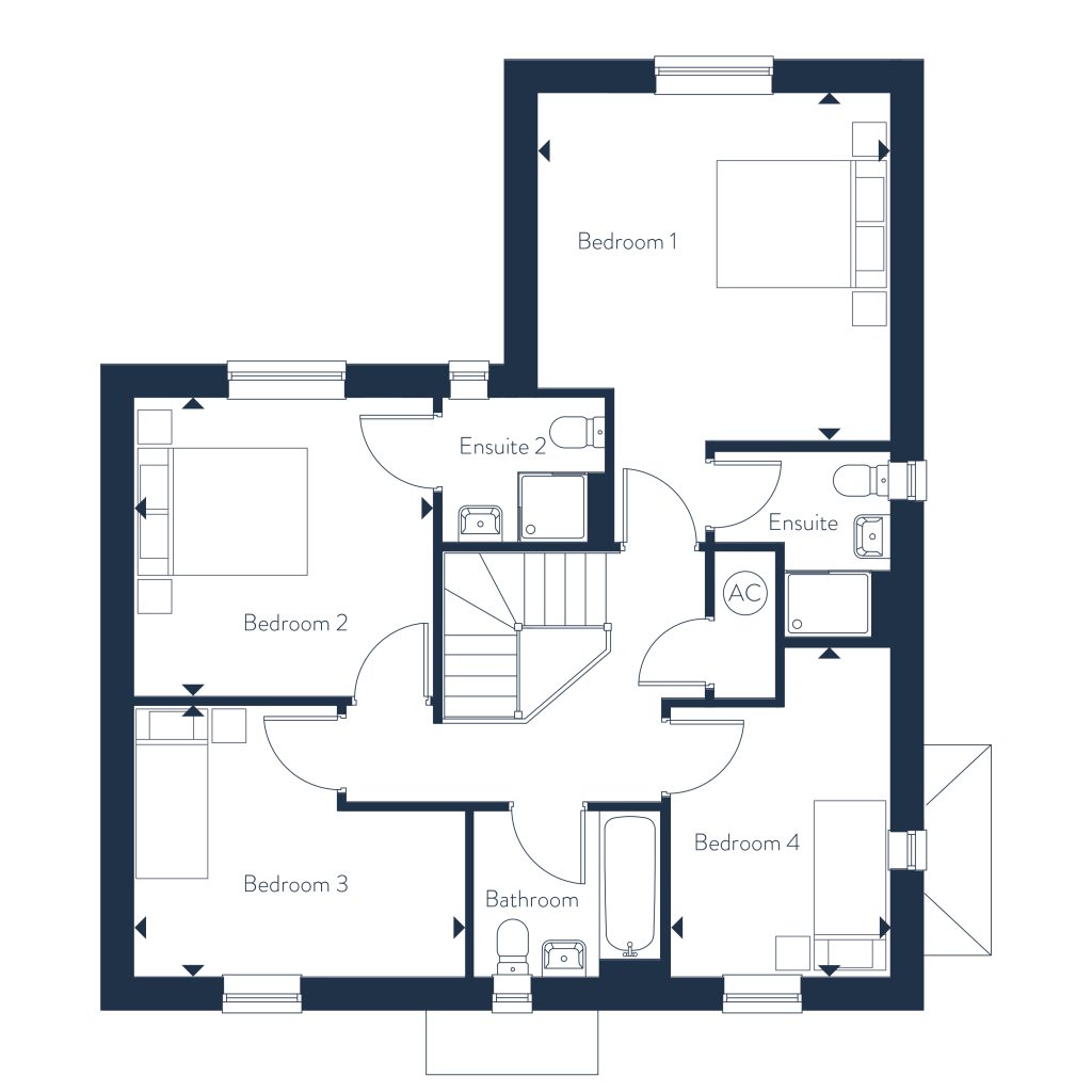 Floorplan for Plot 23 - The Petworth