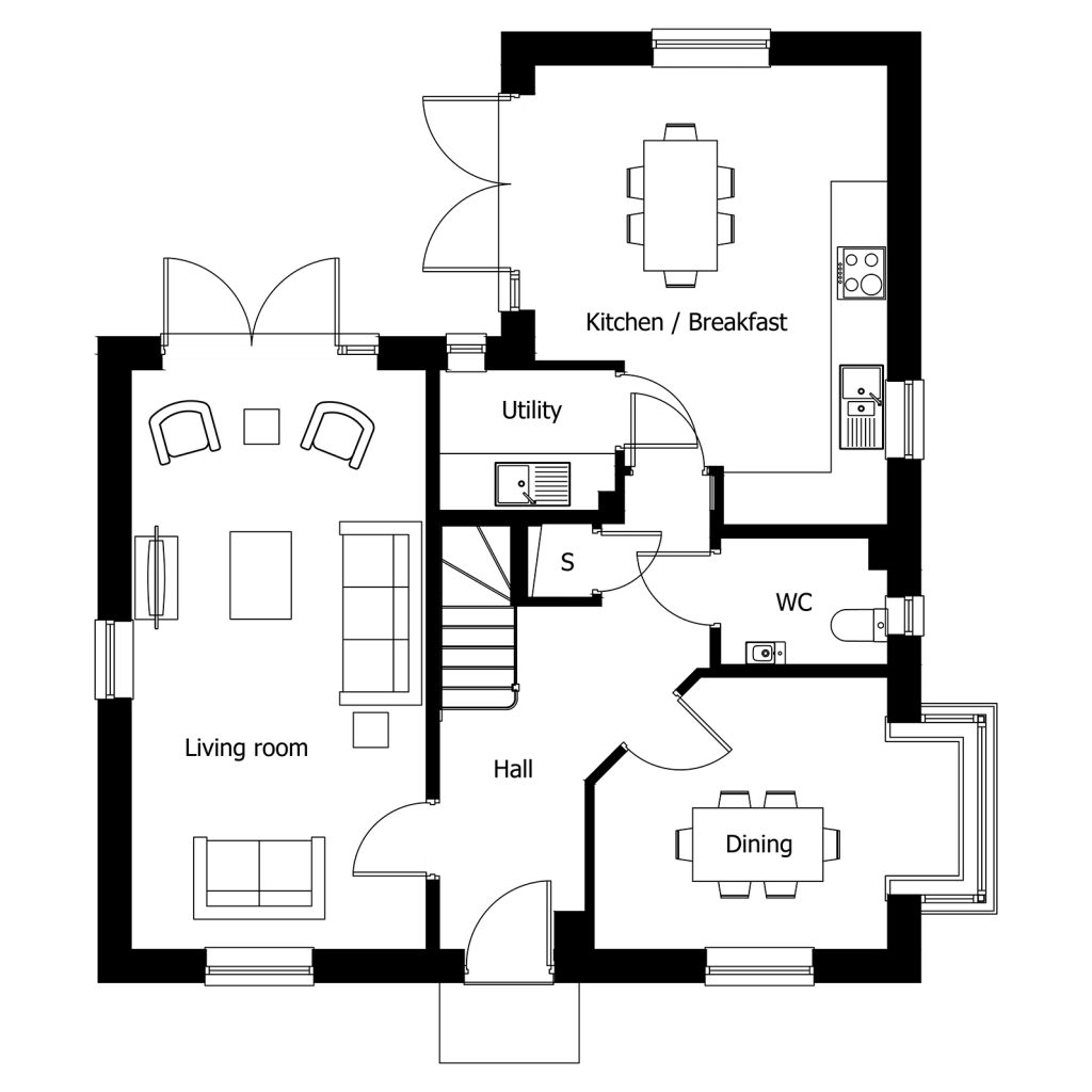 Floorplan for Plot 35 - The Petworth