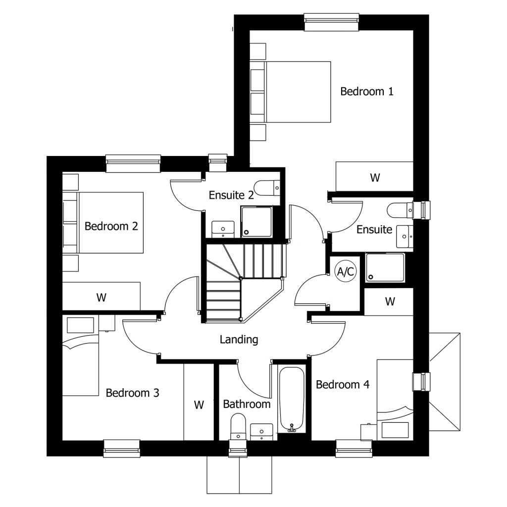 Floorplan for Plot 35 - The Petworth