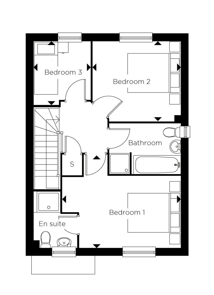 Floorplan for Plot 13 - The Abbey