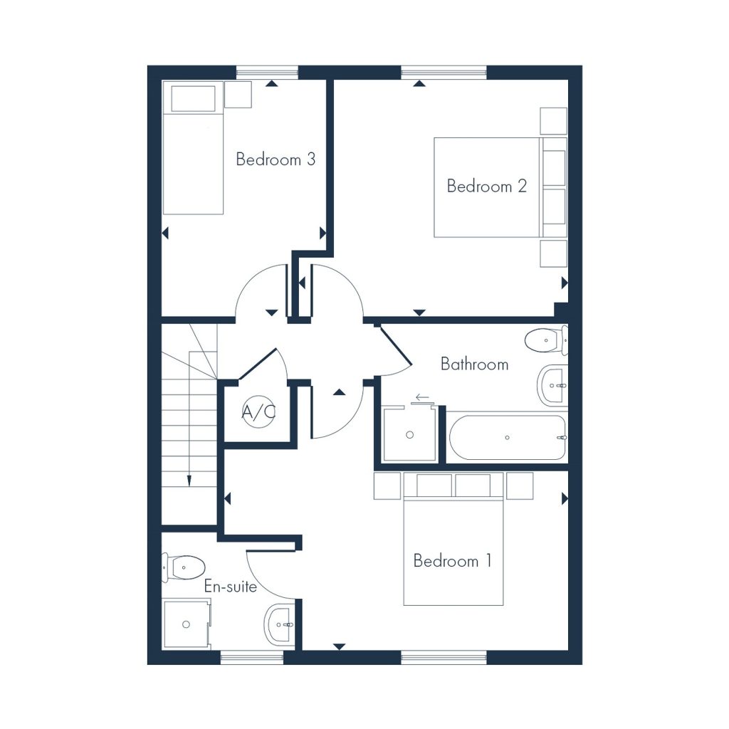 Floorplan for Plot 2 - The Abbey