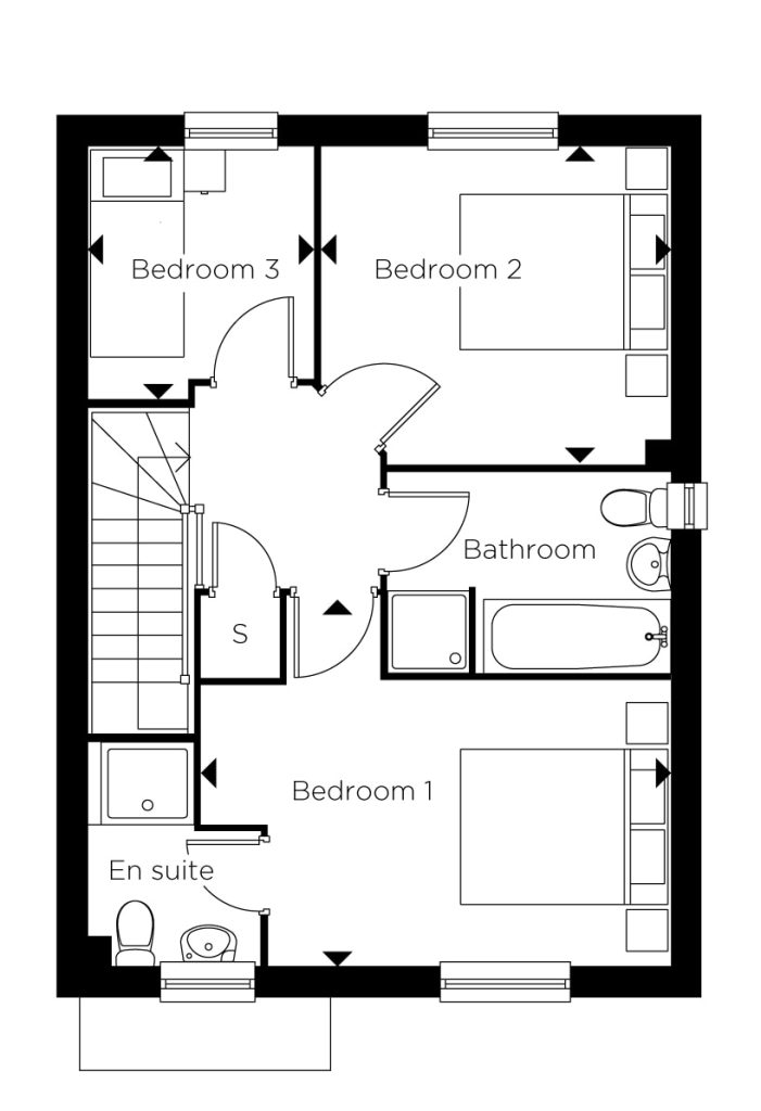 Floorplan for Plot 83 - The Abbey