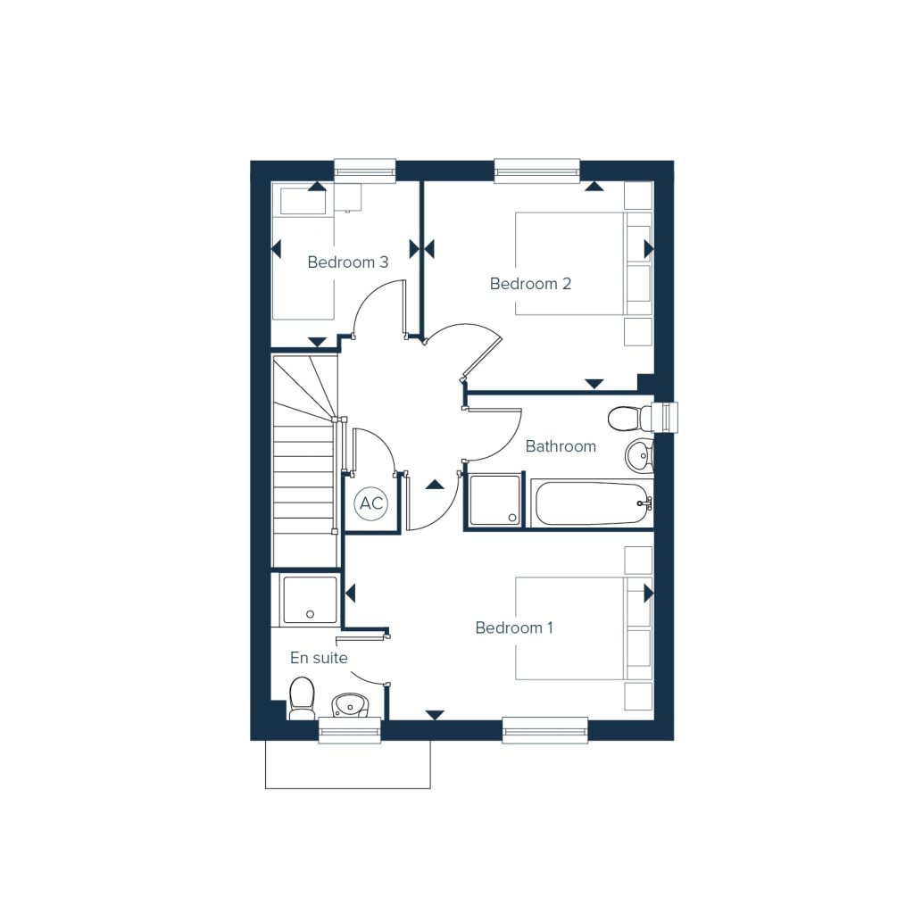 Floorplan for Plot 2 - The Abbey