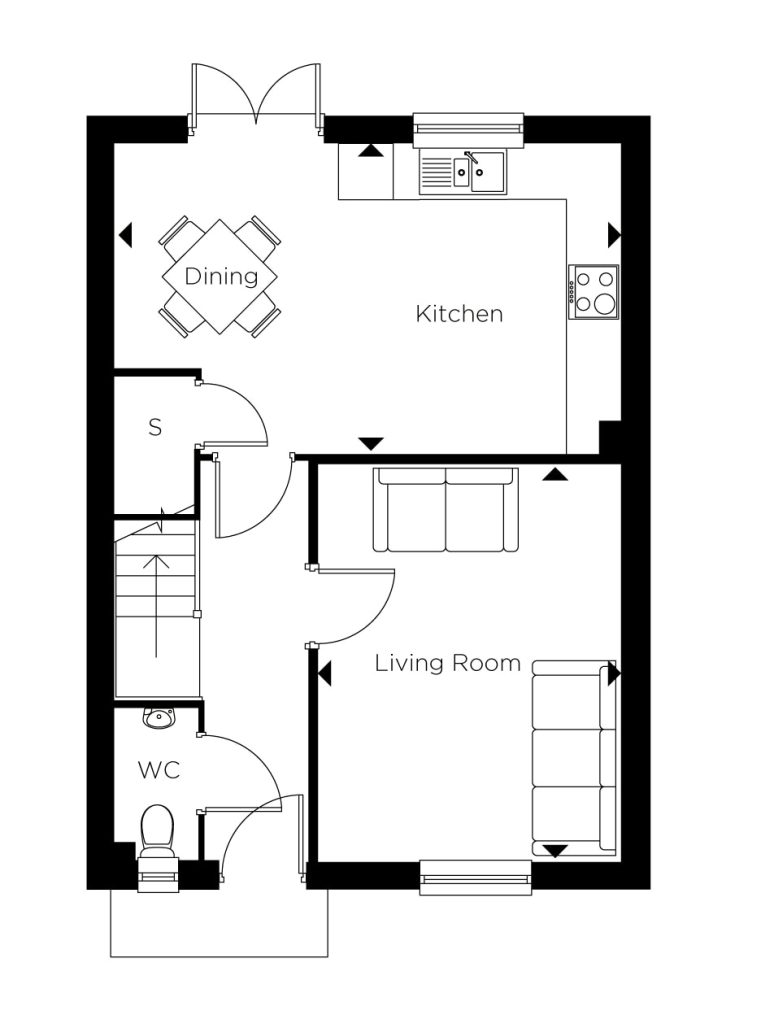 Floorplan for Plot 13 - The Abbey