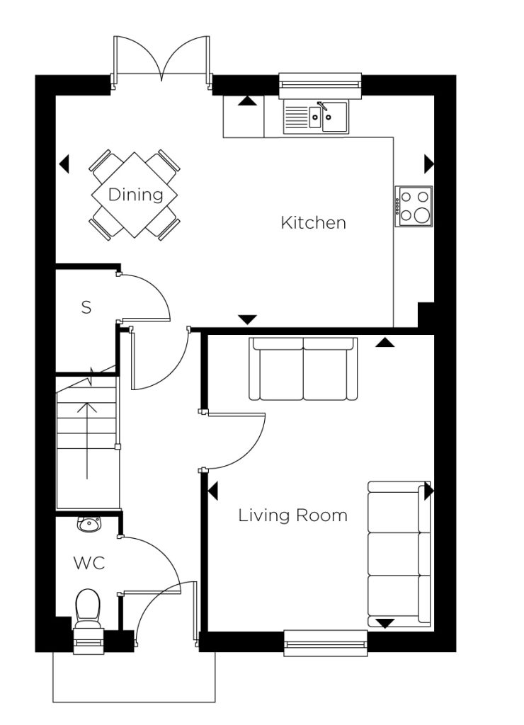 Floorplan for Plot 83 - The Abbey