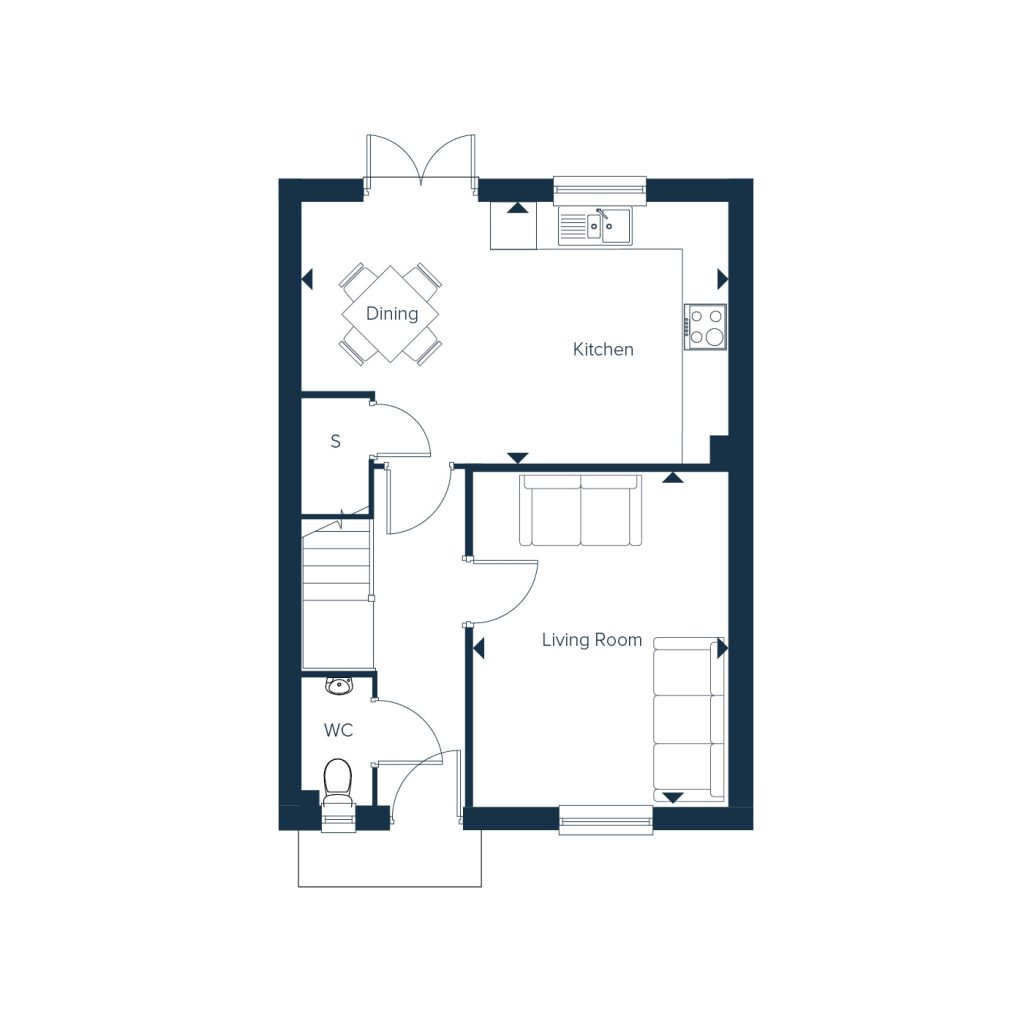 Floorplan for Plot 2 - The Abbey