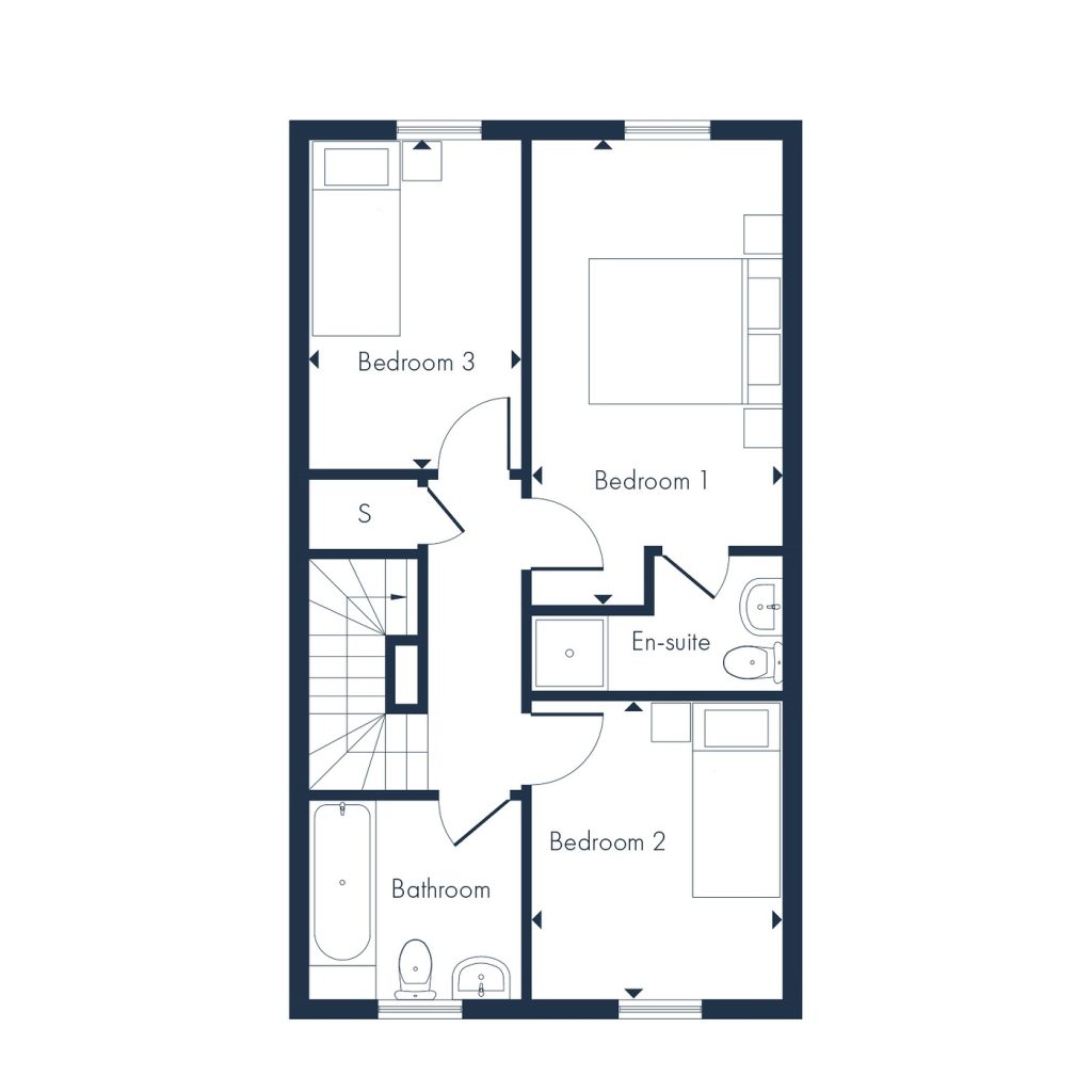 Floorplan for Plot 21 - The Beacon