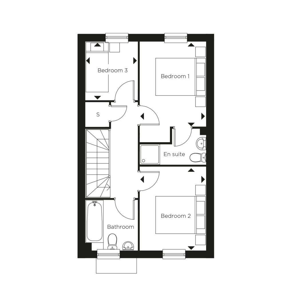 Floorplan for Plot 252 - The Beacon