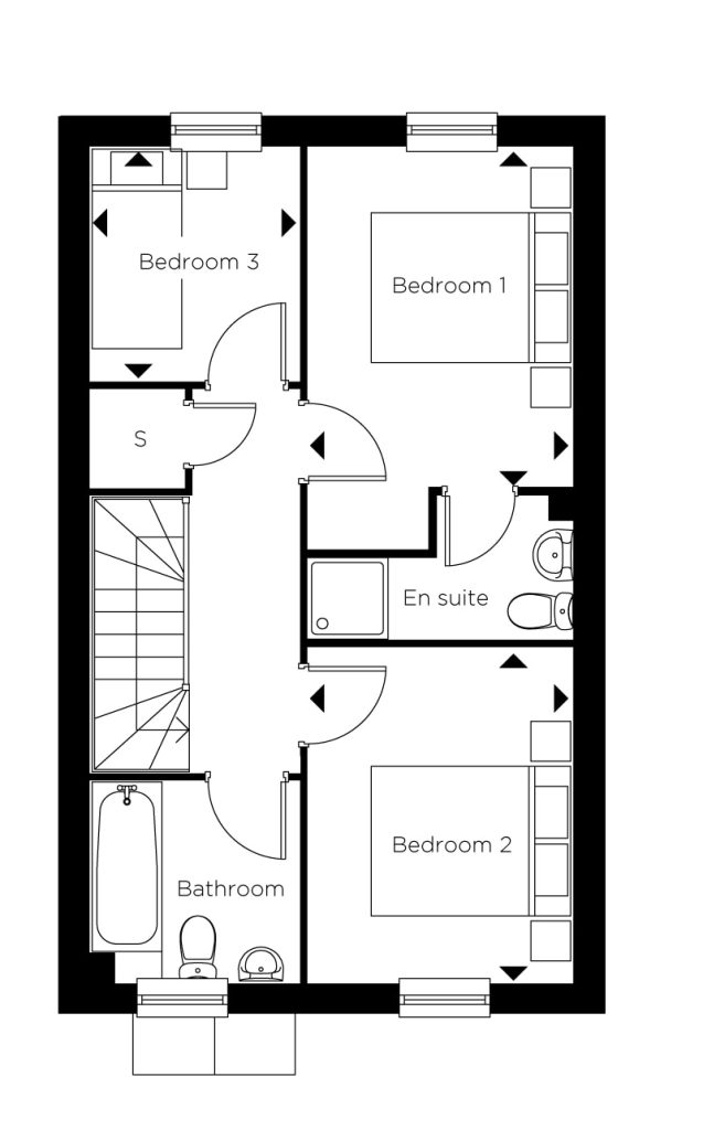 Floorplan for Plot 87 - The Beacon