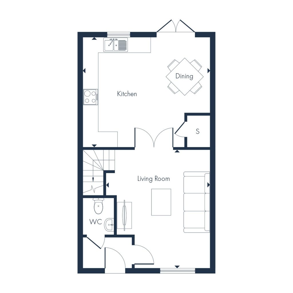 Floorplan for Plot 21 - The Beacon