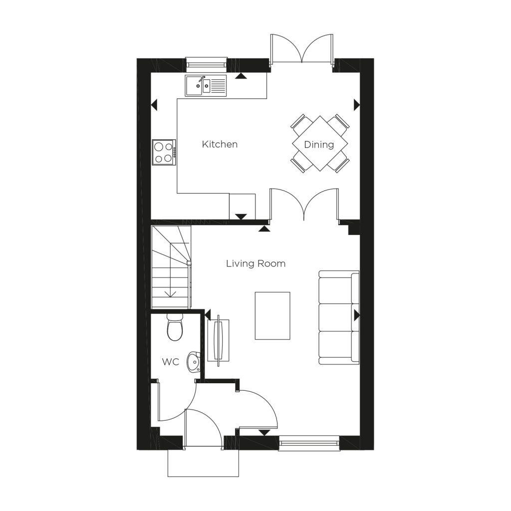 Floorplan for Plot 252 - The Beacon