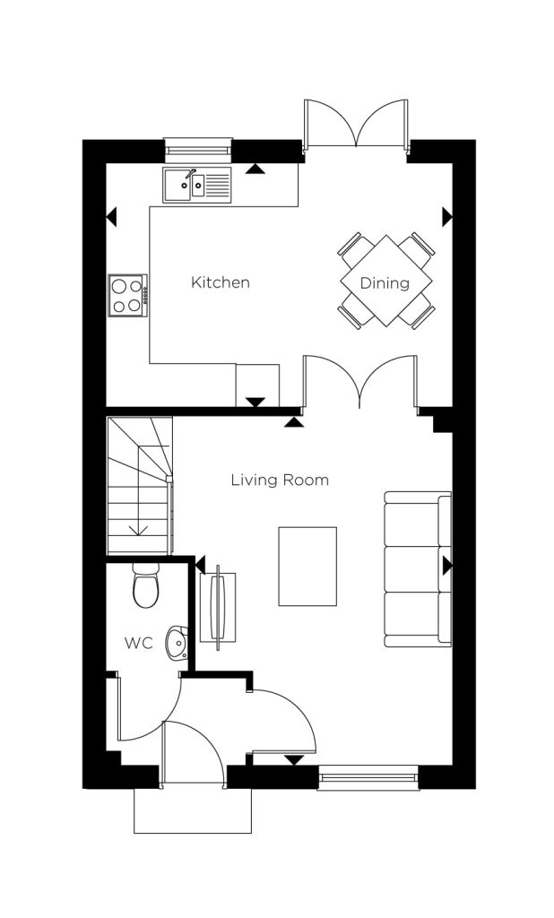 Floorplan for Plot 50 - The Beacon