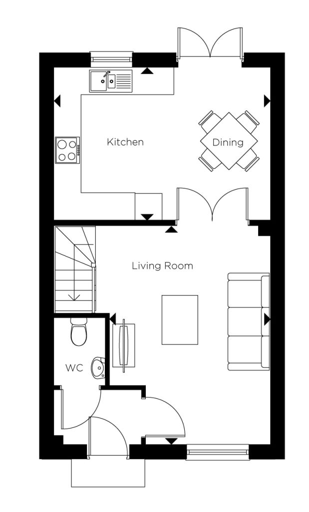 Floorplan for Plot 87 - The Beacon