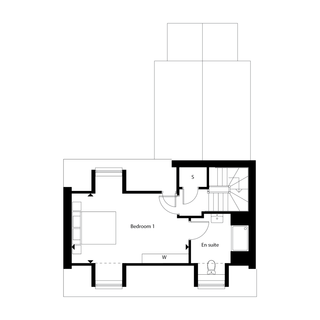 Floorplan for Plot 61 - The Beechwood
