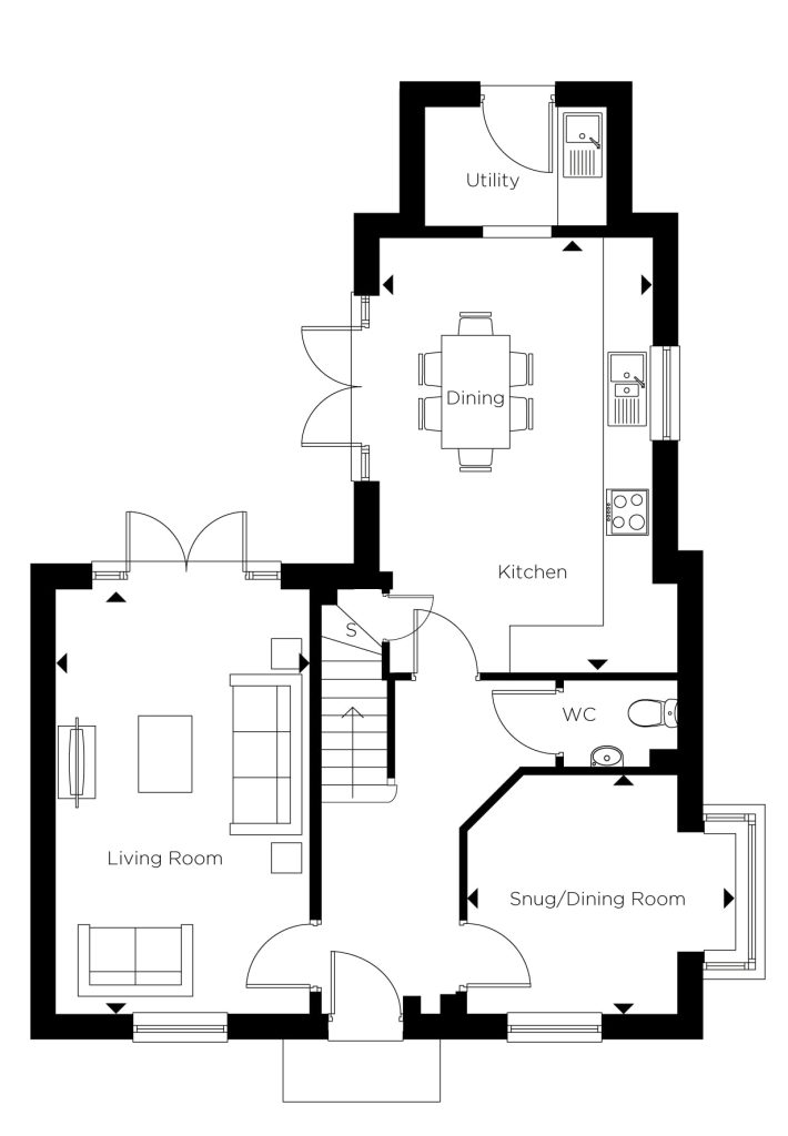 Floorplan for Plot 21 - The Blenheim