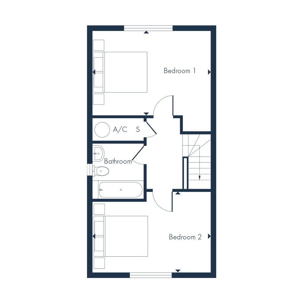Floorplan for Plot 4 - The Bosworth