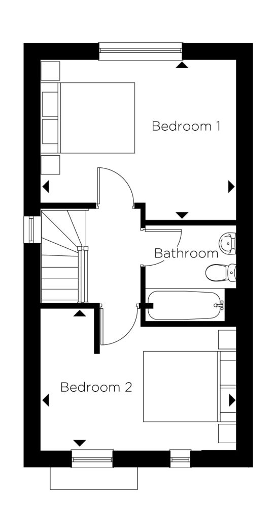 Floorplan for Plot 59 - The Bosworth