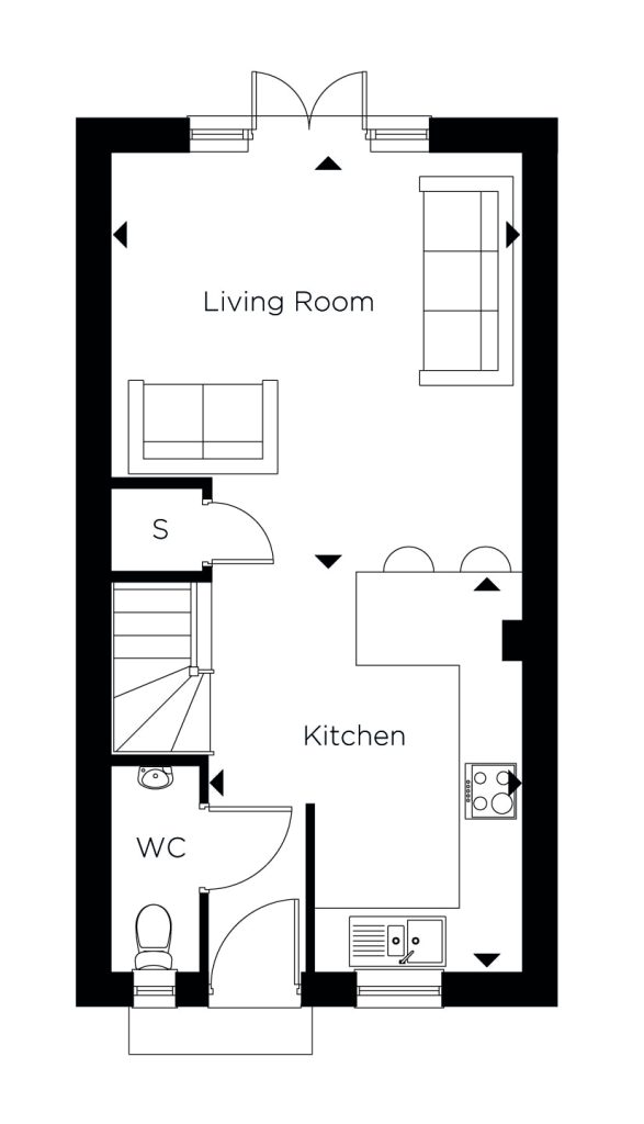 Floorplan for Plot 16 - The Bosworth