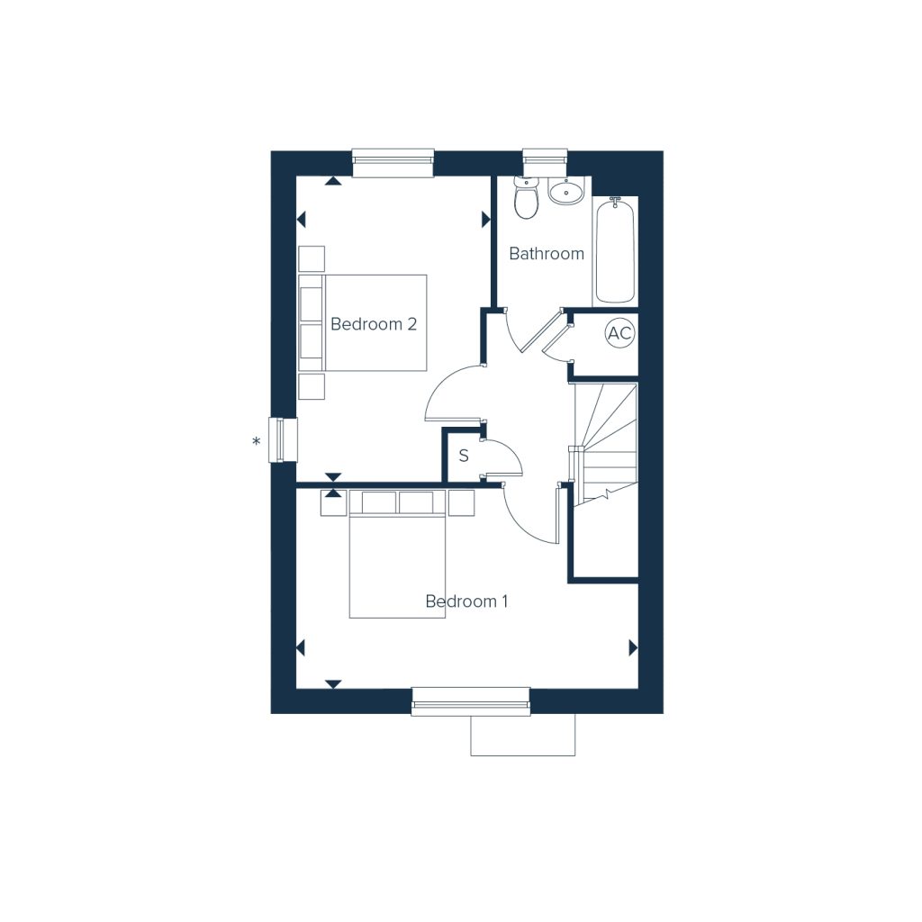 Floorplan for Plot 32 - The Crane