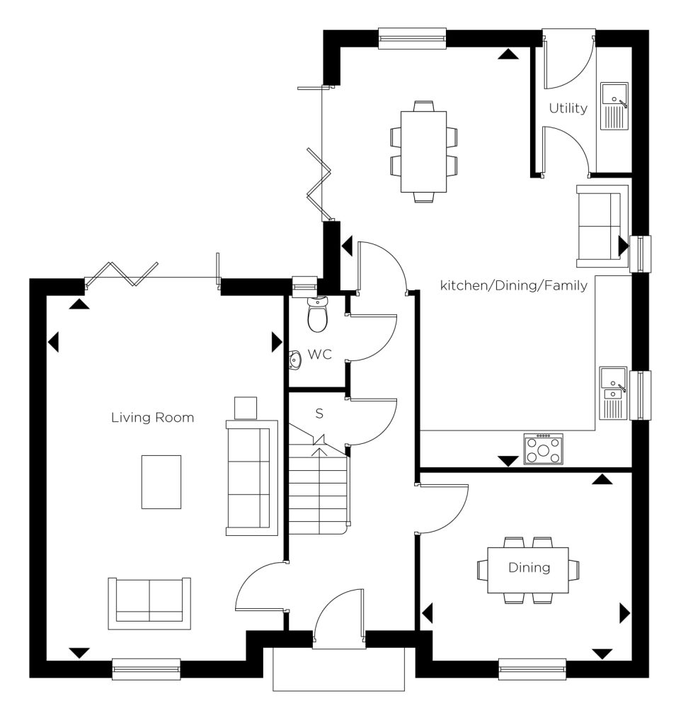 Floorplan for Plot 9 - The Earlswood