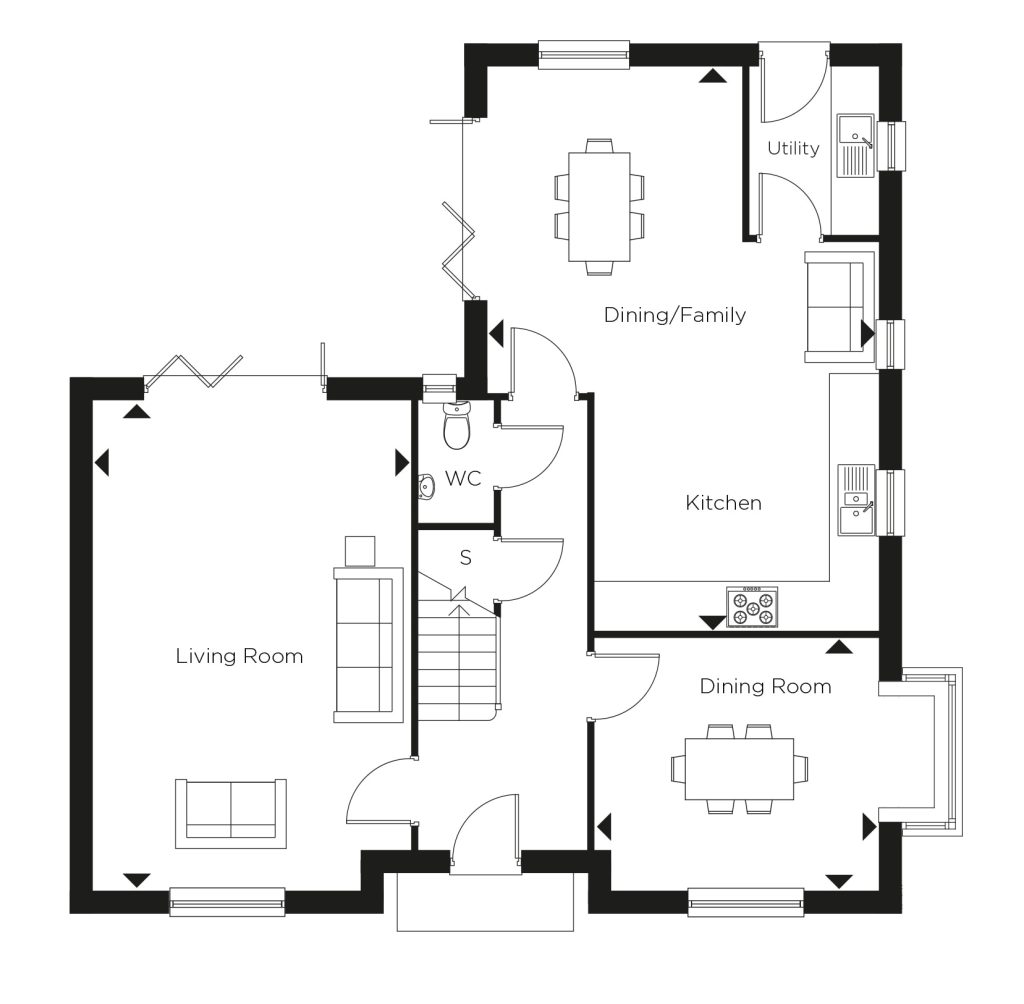 Floorplan for Plot 134 - The Earlswood