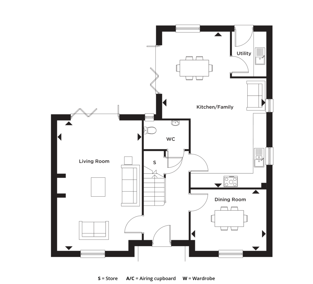 Floorplan for Plot 14 - The Earlswood
