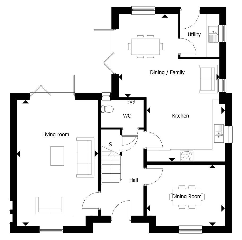 Floorplan for Plot 21 - The Earlswood