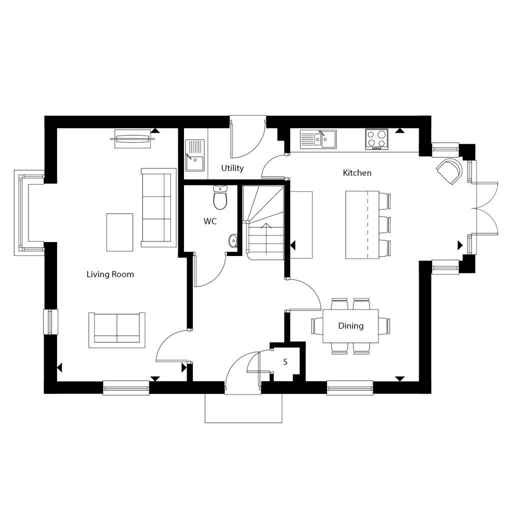 Floorplan for Plot 51 - The Elder