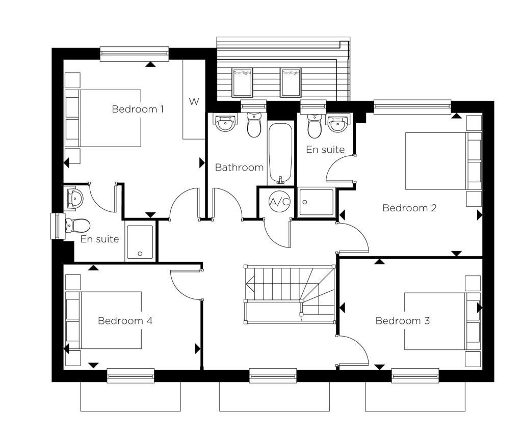 Floorplan for Plot 138 - The Harrington