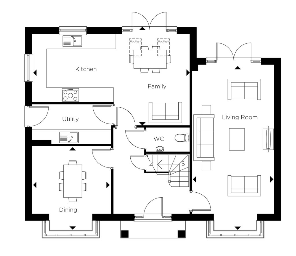 Floorplan for Plot 138 - The Harrington