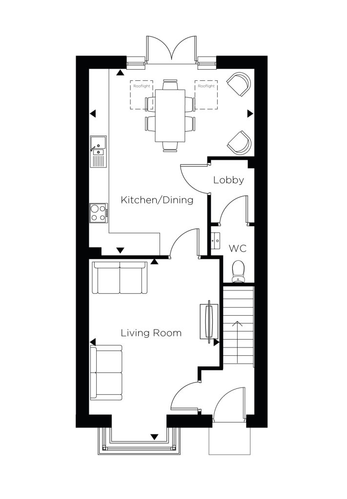 Floorplan for Plot 97 - The Houlton