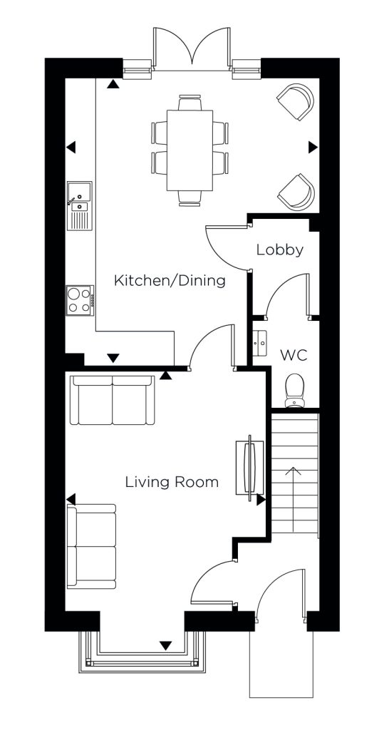 Floorplan for Plot 10 - The Houlton