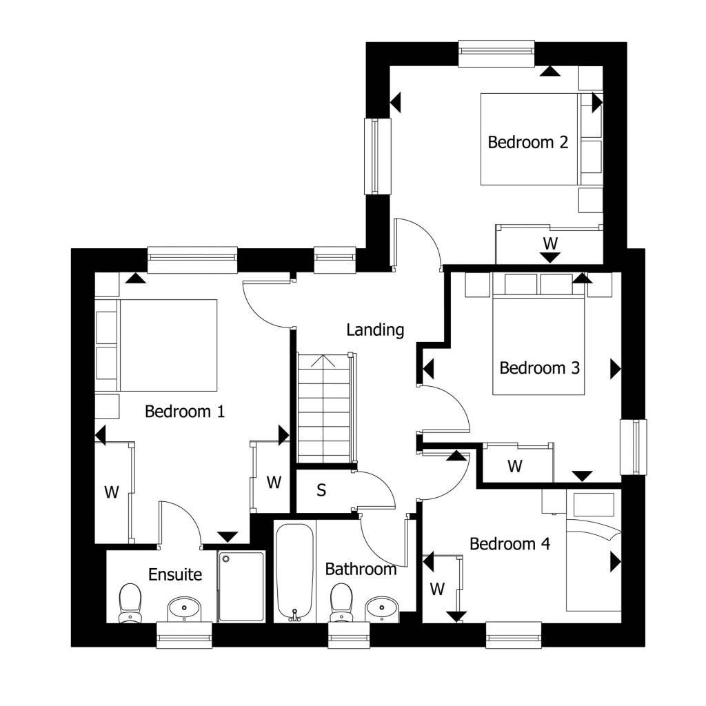 Floorplan for Plot 15 - The Humberstone