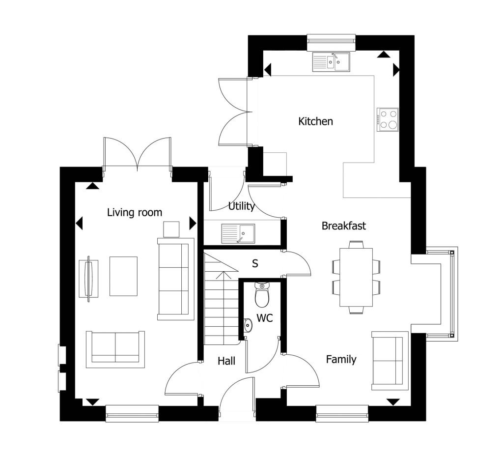 Floorplan for Plot 15 - The Humberstone